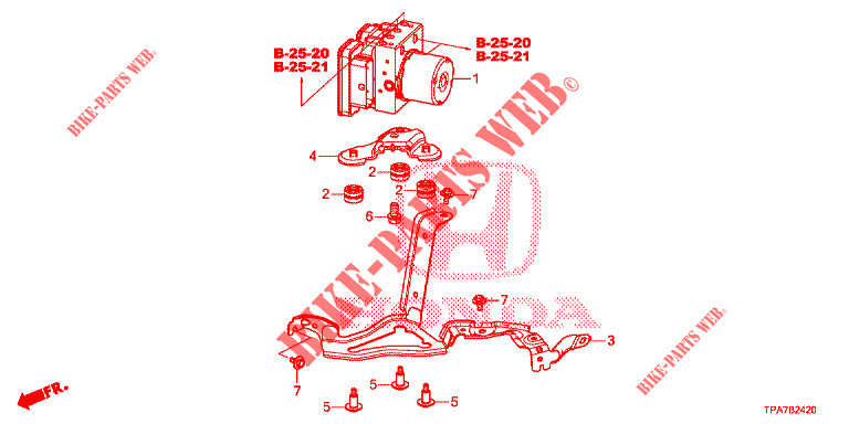 VSA MODULATOR  für Honda CR-V HYBRID 2.0 BASE 5 Türen E-CVT 2020
